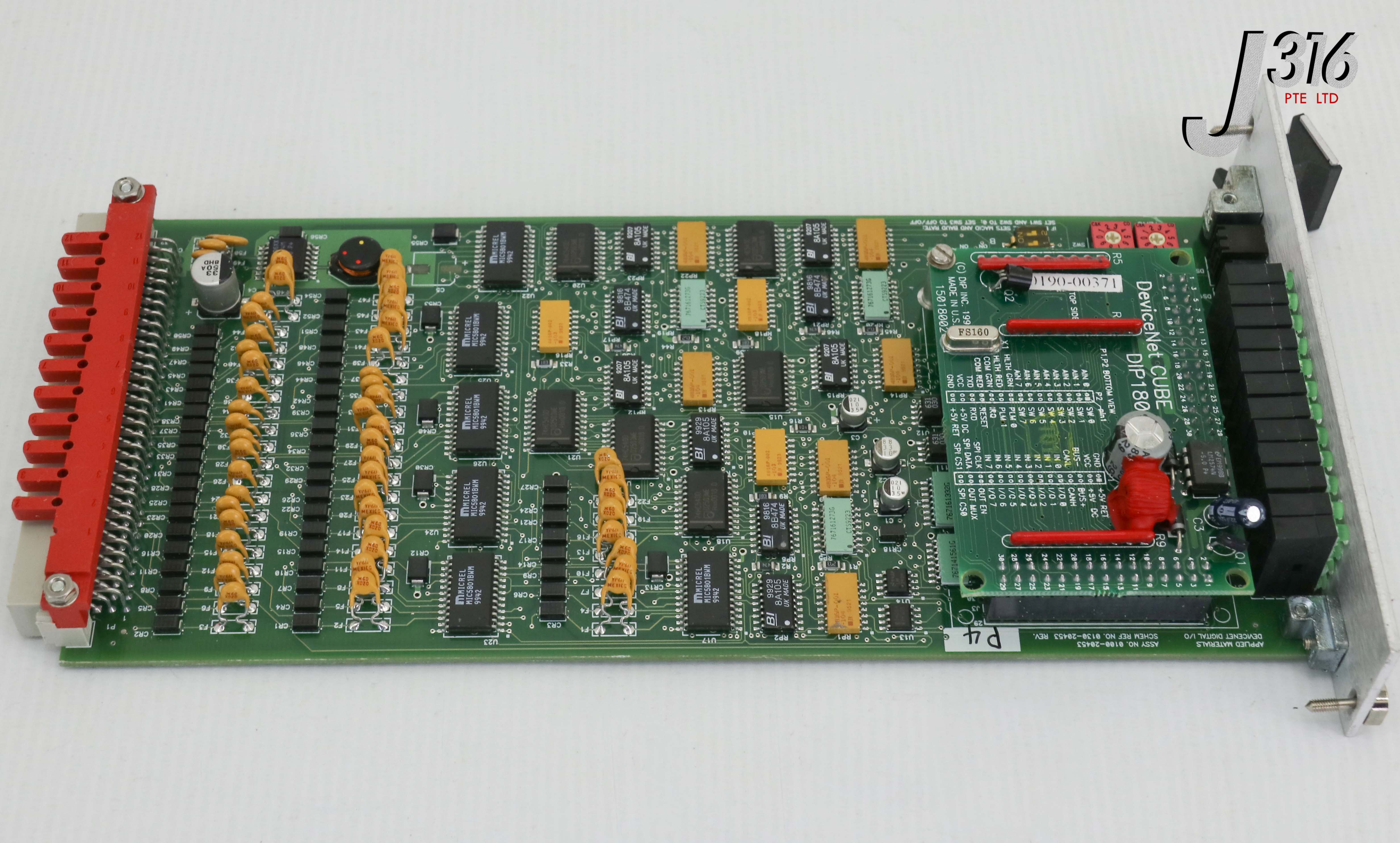 リクエスト 24921 APPLIED MATERIALS PCB, DEVICENET DIGI I/O, DIP180-6, 0190